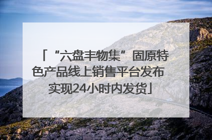“六盘丰物集”固原特色产品线上销售平台发布 实现24小时内发货