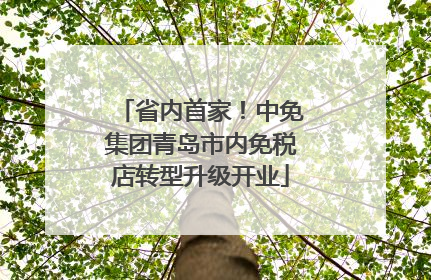 省内首家！中免集团青岛市内免税店转型升级开业