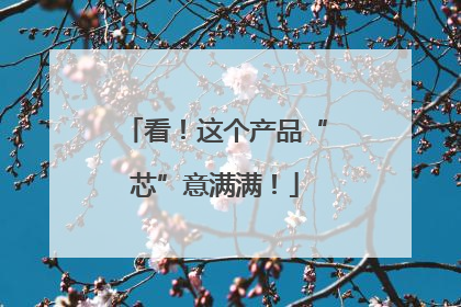 看！这个产品“芯”意满满！
