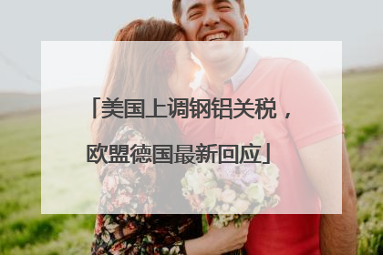 美国上调钢铝关税，欧盟德国最新回应