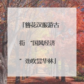 簪花汉服游古街 “国风经济”劲吹昙华林