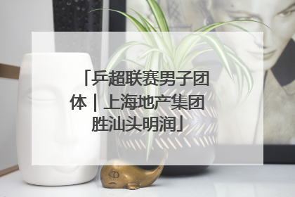 乒超联赛男子团体｜上海地产集团胜汕头明润