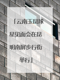 云南玉昆球星见面会在昆明南屏步行街举行