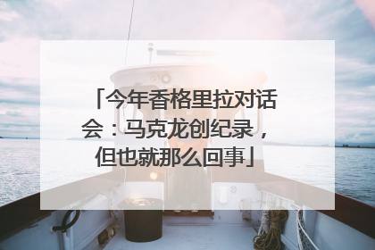 今年香格里拉对话会：马克龙创纪录，但也就那么回事
