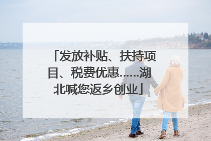 发放补贴、扶持项目、税费优惠……湖北喊您返乡创业