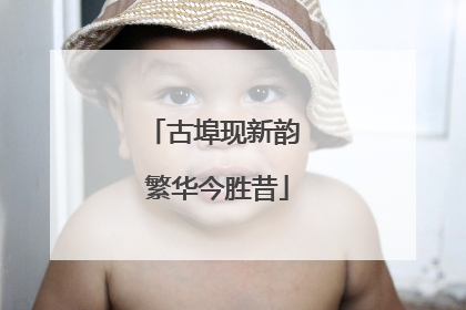 古埠现新韵 繁华今胜昔