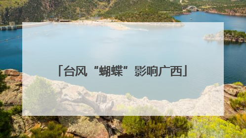 台风“蝴蝶”影响广西