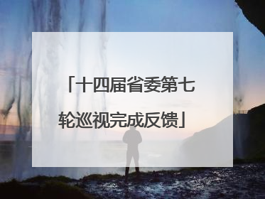 十四届省委第七轮巡视完成反馈