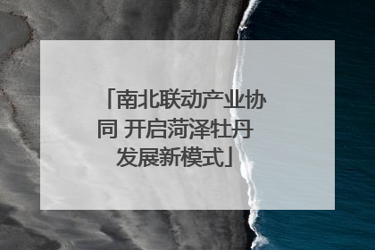 南北联动产业协同 开启菏泽牡丹发展新模式