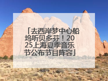 去西岸梦中心船坞听贝多芬！2025上海夏季音乐节公布节目阵容