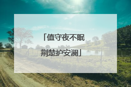 值守夜不眠 荆楚护安澜