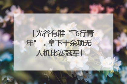 光谷有群“飞行青年”，拿下十余项无人机比赛冠军