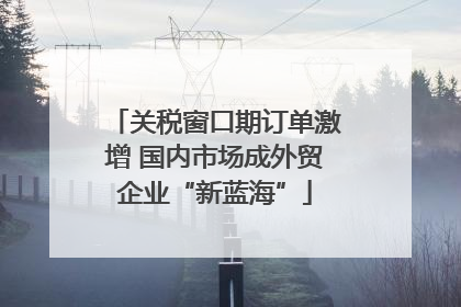 关税窗口期订单激增 国内市场成外贸企业“新蓝海”