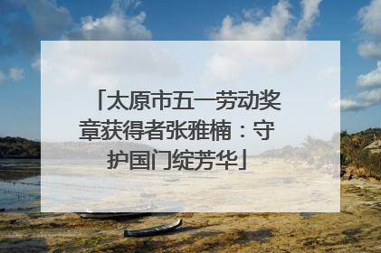 太原市五一劳动奖章获得者张雅楠：守护国门绽芳华