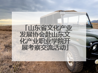 山东省文化产业发展协会赴山东文化产业职业学院开展考察交流活动