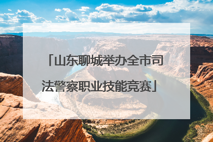 山东聊城举办全市司法警察职业技能竞赛