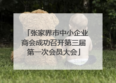 张家界市中小企业商会成功召开第三届第一次会员大会