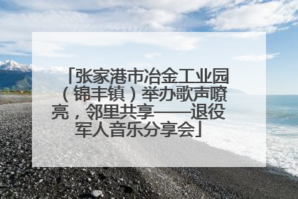 张家港市冶金工业园（锦丰镇）举办歌声嘹亮，邻里共享——退役军人音乐分享会