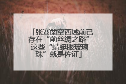 张骞凿空西域前已存在“前丝绸之路” 这些“蜻蜓眼玻璃珠”就是佐证