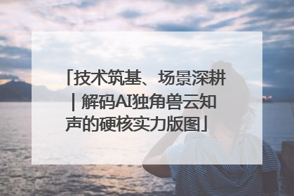 技术筑基、场景深耕｜解码AI独角兽云知声的硬核实力版图
