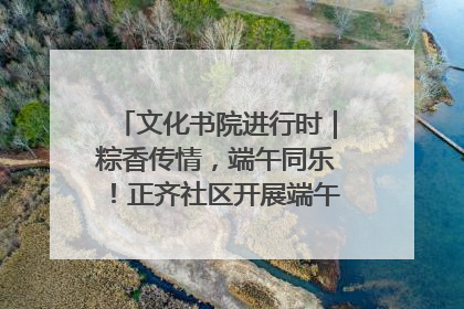 文化书院进行时｜粽香传情，端午同乐！正齐社区开展端午包粽子大赛