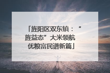 旌阳区双东镇：“旌益态”大米领航 优粮富民谱新篇