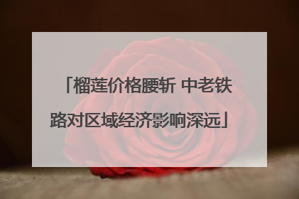 榴莲价格腰斩 中老铁路对区域经济影响深远