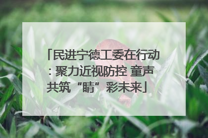 民进宁德工委在行动：聚力近视防控 童声共筑“睛”彩未来
