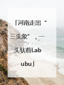 河南走出“三头象”，一头驮着Labubu