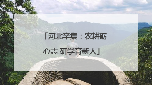 河北辛集：农耕砺心志 研学育新人