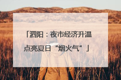泗阳：夜市经济升温 点亮夏日“烟火气”