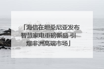 海信在坦桑尼亚发布智慧家电重磅新品 引爆非洲高端市场