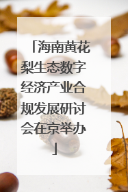 海南黄花梨生态数字经济产业合规发展研讨会在京举办