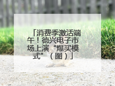 消费季激活端午！德兴电子市场上演“爆买模式”（图）