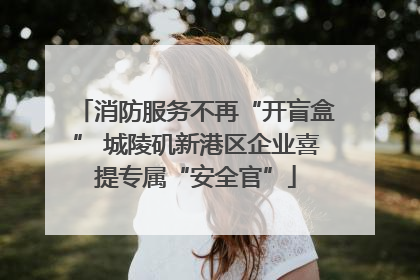 消防服务不再“开盲盒” 城陵矶新港区企业喜提专属“安全官”