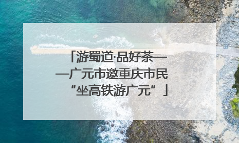 游蜀道·品好茶——广元市邀重庆市民“坐高铁游广元”