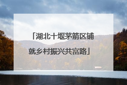 湖北十堰茅箭区铺就乡村振兴共富路