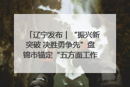 辽宁发布｜“振兴新突破 决胜勇争先”盘锦市锚定“五方面工作”力争全年地区生产总值增长5.5%左右