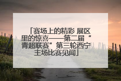赛场上的精彩 展区里的惊喜——第二届“青超联赛”第三轮西宁主场比赛见闻