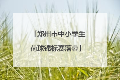 郑州市中小学生荷球锦标赛落幕