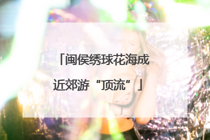闽侯绣球花海成近郊游“顶流”