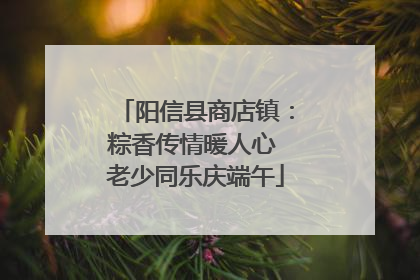 阳信县商店镇：粽香传情暖人心 老少同乐庆端午