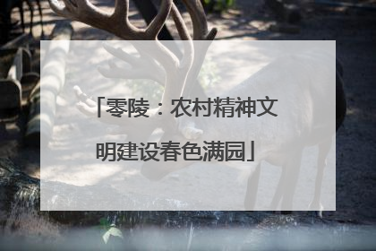 零陵：农村精神文明建设春色满园