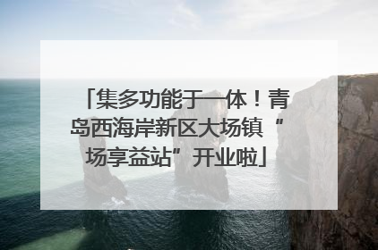 集多功能于一体！青岛西海岸新区大场镇“场享益站”开业啦
