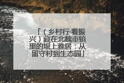 （乡村行·看振兴）藏在北魏重镇里的坝上雅居：从留守村到生态园