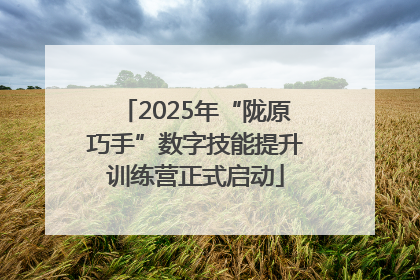 2025年“陇原巧手”数字技能提升训练营正式启动