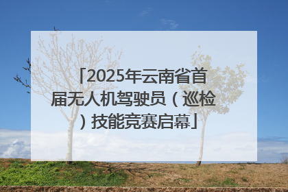 2025年云南省首届无人机驾驶员（巡检）技能竞赛启幕