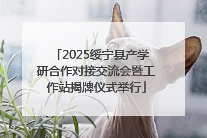 2025绥宁县产学研合作对接交流会暨工作站揭牌仪式举行