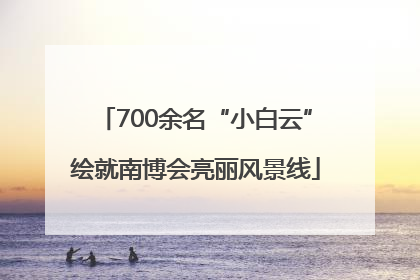700余名“小白云”绘就南博会亮丽风景线