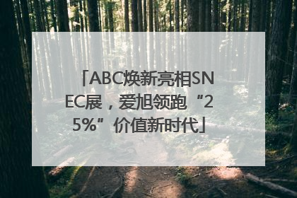 ABC焕新亮相SNEC展，爱旭领跑“25%”价值新时代